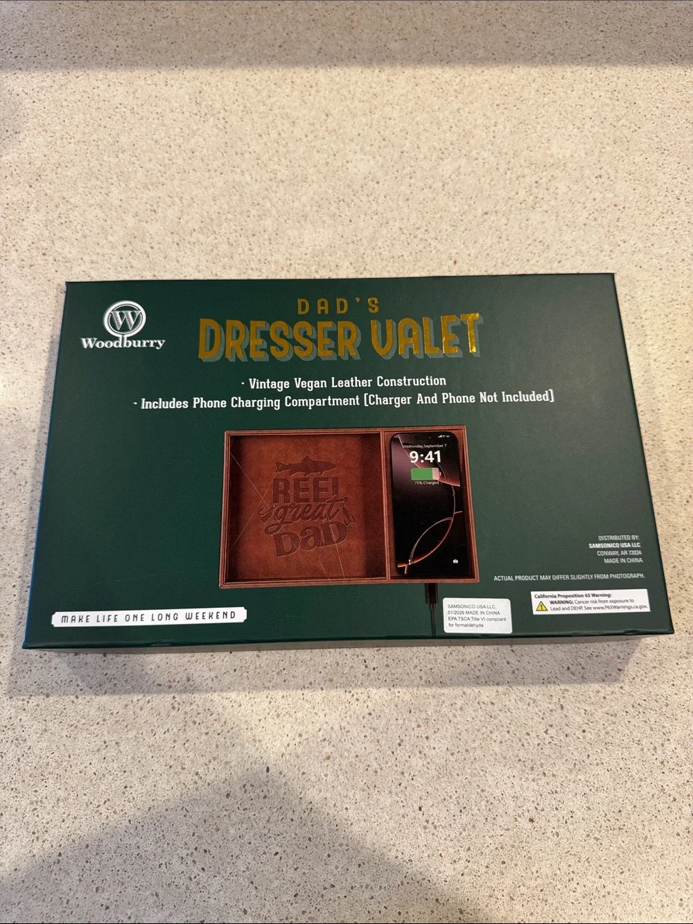 Men's Dresser Valet Tray - Reel Great Dad